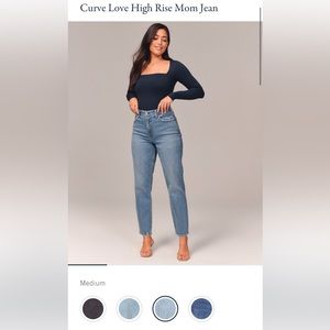 Abercrombie mom jeans. Size 26 short